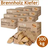 Flameup - Kiefer Brennholz Kaminholz 5-500 kg Holz Für Ofen und Kamin Kaminofen Feuerschale Grill Feuerholz 30 cm Holzscheite Wood Kammergetrocknet