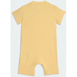 adidas KURZÄRMLIGER GERIPPTER ONESIE, REGULAR - Orange Tint - 92