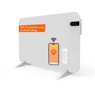 könighaus infrarot Infrarotheizung Smart Dual 450 W mit Display Weiß