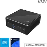 MSI Notebook Marke Mini PC CUBI N ADL-001EU Intel N200 4GB 128GB SSD Win 11 PRO