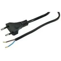 ChiliTec Netzkabel Euro Stecker 1,5m Kabel, blankes Ende Verlängerungskabel