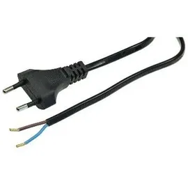 ChiliTec Netzkabel Euro Stecker 1,5m Kabel, blankes Ende Verlängerungskabel