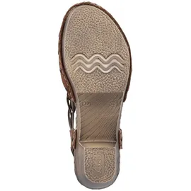 Rieker Sandalette Damen Braun 42