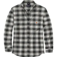 CARHARTT Flannel L/S Plaid Shirt Malt