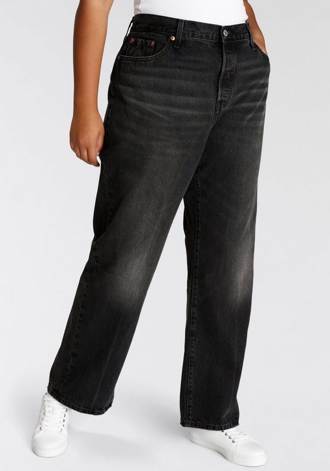 Levi's® Plus Gerade Jeans JEANS PLUS 501 '90S grau 18 (48)