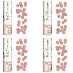 4 Konfettikanonen roségold Punkte