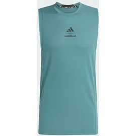 adidas Les Mills Grafik Tanktop Petrol XS
