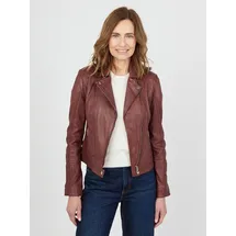 JCC Bikerjacke »Lederjacke 8167 rot