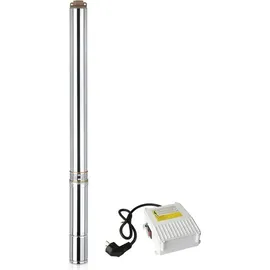 CHM GmbH Brunnenpumpe 2,5 Zoll 550 Watt 8,2 Bar 2700 L/h mit 25 m Kabel