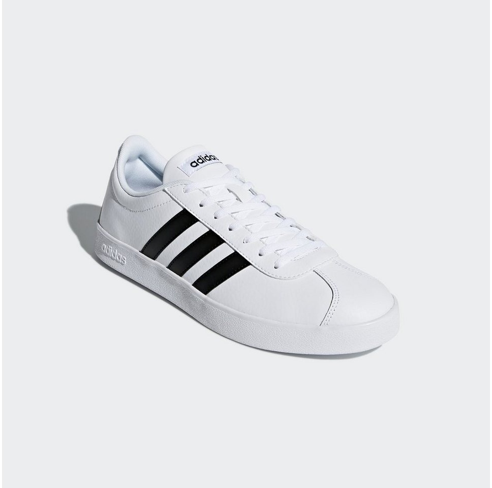 adidas Sportswear VL COURT 2.0 Sneaker Design auf den Spuren des adidas Samba weiß 44,5