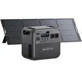 BLUETTI Elite 200 V2 Solar Generator (2025 Neu) mit 350W Solarpanel, 2073,6Wh Tragbare Powerstation mit 2 2600W AC Ausgängen, 17 Jahre Lebensdauer LiFePO4 Notstrom für Camping, Off-grid, Stromausfall