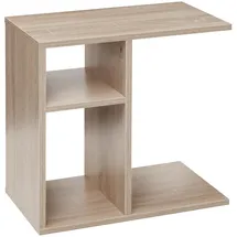 Wohnling Beistelltisch rechteckig Spanplatte eiche 50,0 x 30,0 x 50,0 cm, 1 St.