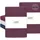 sch√ñner wohnen-kollektion Spannbettlaken Jersey 60 x 120 cm Beere 2 St.