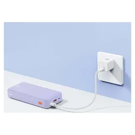 Baseus Airpow PPAP20K, Lithium Polymer (LiPo), 20000 mAh, Violett