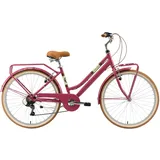 Bikestar Fahrräder Gr. 41cm, 26 Zoll (66,04cm), lila für Damen, Kettenschaltung