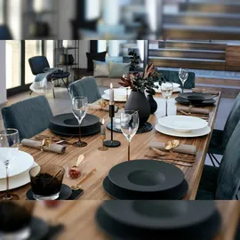 Villeroy & Boch Manufacture Rock Pastateller schwarz