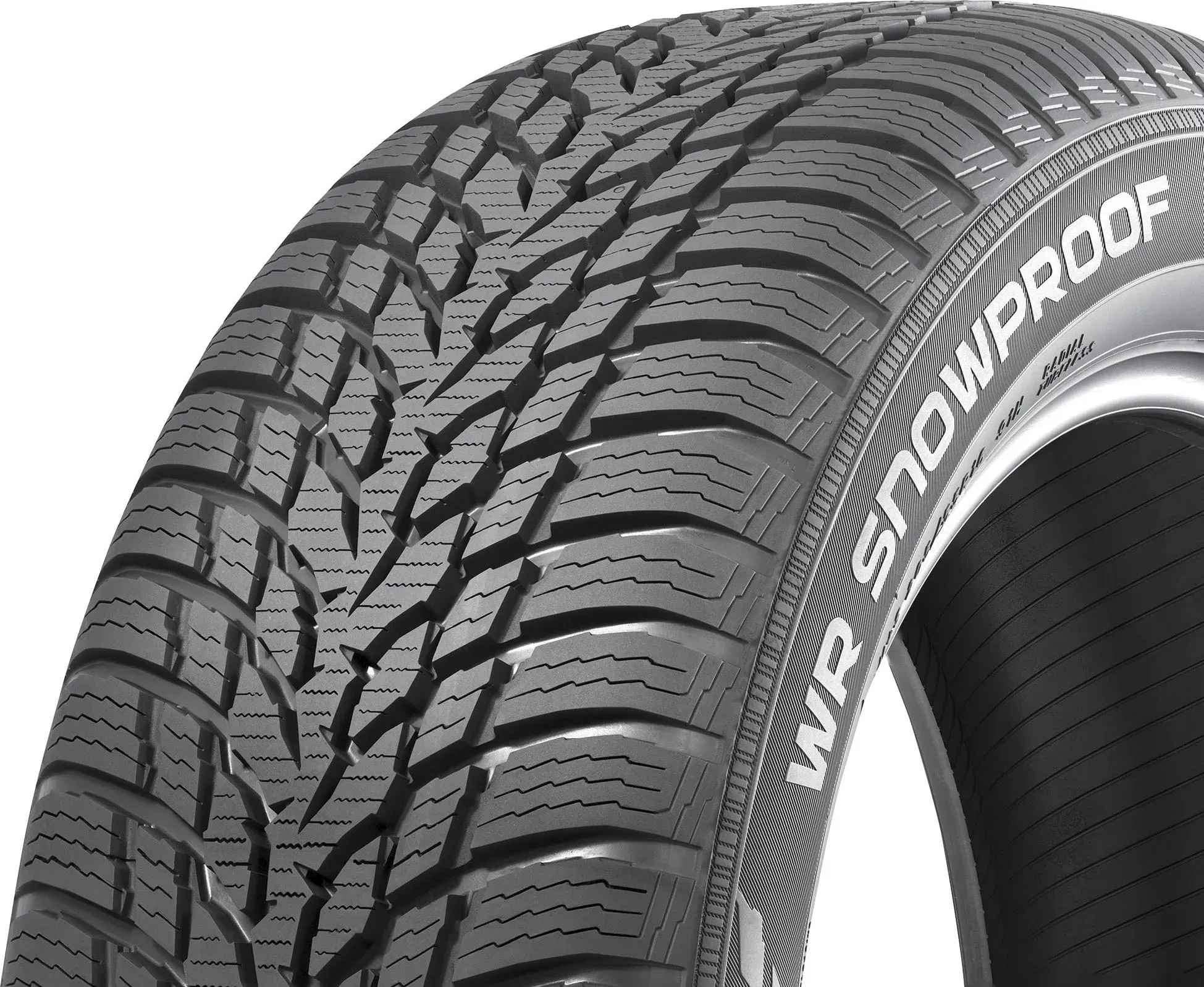 NOKIAN Winterreifen "NOKIAN" Autoreifen WR SNOWPROOF Gr. 185mm / 60 % R 14 82T, schwarz