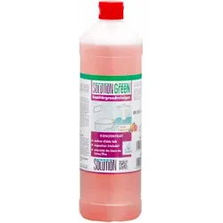 Solution GreeN Sanitärgrundreiniger, Konzentrat, Hochwirksamer Badreiniger gegen Kalk und Fette, 1 Liter - Flasche