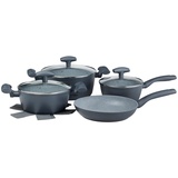 Xxxl Kochtopfset, Grau, Metall, 7-teilig, 16 cm, 51.5x36x19 cm, Kochen, Töpfe, Topfsets