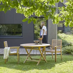 Outdoor Sitzgruppe für 2 Personen aus Teak