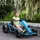 Homcom Gokart Blau (1-tlg)