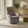 Idimex Relaxsessel RELAJO Textil 72 x 106 x 87 cm Grau mit Liegeposition
