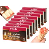 jameitop® XL Streichhölzer 8 Schachteln Feuer/Holz Zündholzschachtel 360 Stück Zündhölzer Sicherheitszündhölzer, 95mm Großpackung