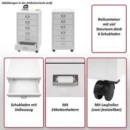 MCW MCW-L49 Aktenschrank 75x40x41 dunkelgrau