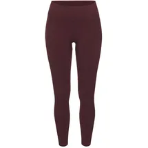 LASCANA Seamless Leggings Damen dunkelrot Gr.M (40/42)