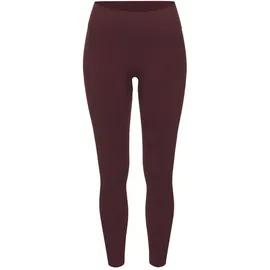 LASCANA Seamless Leggings Damen dunkelrot Gr.M (40/42)
