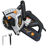 MAXXT Mauernutfräse Schlitzfräse,1700W Mauerfrase Wandfräse 7000 U/min,Schlitzmaschine für 150mm Kabelnu,max. Nutbreite 42 mm, max. Nuttiefe 50 mm,inkl. 2x Trennscheibe Ø 125 mm