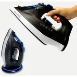 STARLYF Bügeleisen dampf, 2400w, Dampfbügeleisen kabellos mit Basisstation Cordless Steam Iron, kabelloses Bügeleisen, Sohle mit keramischer Antihaftbeschichtung, alle Stoffe