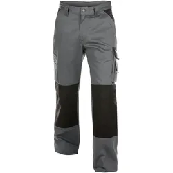 DASSY® Boston 245 gr. Zweifarbige Bundhose mit Kniepolstertaschen - zementgrau/schwarz - 42