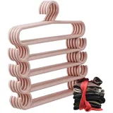 Huayeex Mehrere Hosenbügel, 5 Ebenen, multifunktional, tragbar, multifunktional, platzsparend, für Kleidung, Schals, Hosen, Jeans, Kleiderbügel, Organizer