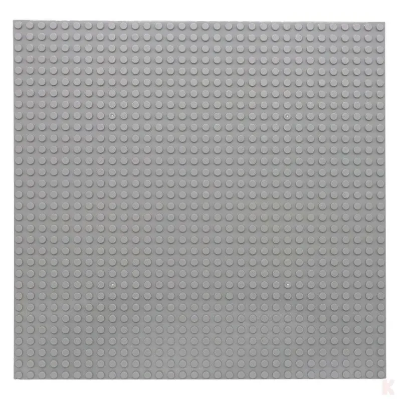 Klemos KL-20053 Klemmbaustein Grundplatte 32x32 Hellgrau beidseitig (25cmx25cm)