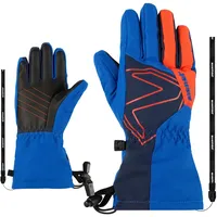Ziener Kinder Laval-Z Ski-Handschuhe/Wintersport | wasserdicht, Wolle, extra warm,