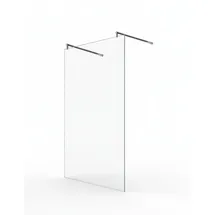 Glaszentrum Hagen 68x200cm Freistehende Dusche 2x Rundhalter