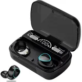 NAUC Bluetooth In-Ear Kopfhörer für Samsung Galaxy S25 S24 S23 S22 Ohrhörer Earbuds - Schwarz