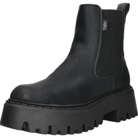 Buffalo Aspen Chelsea Damenlederstiefel In Schwarz - EUR 40 - 40 EU