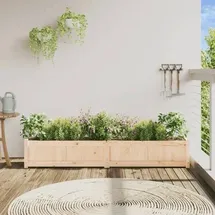 vidaXL Hochbeet 199,5 x 40 x 39 cm Braun
