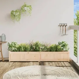 vidaXL Hochbeet 199,5 x 40 x 39 cm Braun