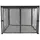 Siena Garden Moskitonetz für Pavillon Florenz 4 Stück 3 x 3 m Grau