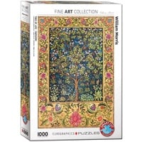 Eurographics 6000-5609 - Lebensbaum Wandteppich von William Morris, Puzzle, 1.000 Teile