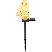 GLOBO Globo, Solarleuchte schwarz 1xLED Solarleuchte Kunststoff Schwarz, Led
