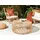 Beliani Beistelltisch Ø 85 x 40 cm Beige