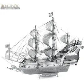 Fascinations Metal Earth Premium Series Queen Anne's Revenge 3D-Puzzle 502894