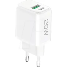 Fontastic 256837 - USB (PD)-Ladegerät, 5 - 12 V, 3 A, USB-C, 20 W