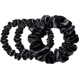 Slip Silk Back To Basics Assorted Scrunchies Black Haargummi 3 Stk.