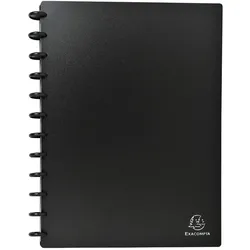 Exacompta Visitenkartenbuch mit Ringen aus PP 800μ für 192 Karten