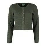 OS-TRACHTEN Strickjacke Quivun in dunkelgrün | 38